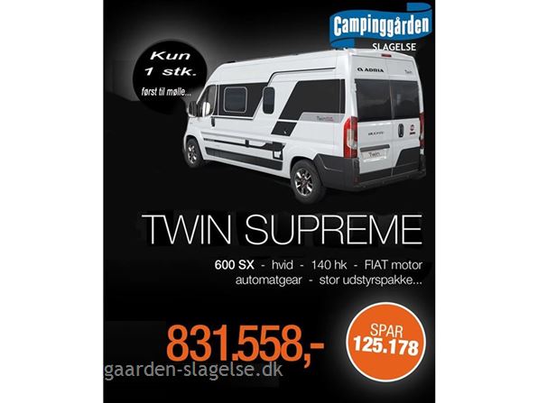 Adria Twin Supreme 600 SX